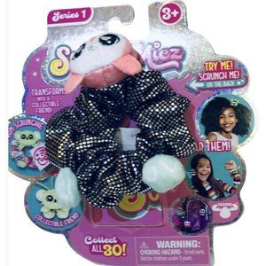 ScrunchMiez Series 1 Penelope #17 Pink Hair Scrunchie Bracelet Plush Collectible